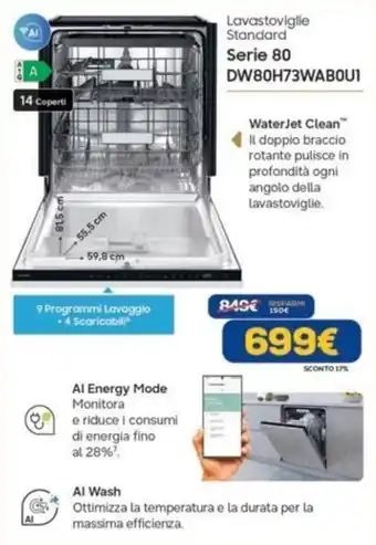 Lavastoviglie Standard Serie 80