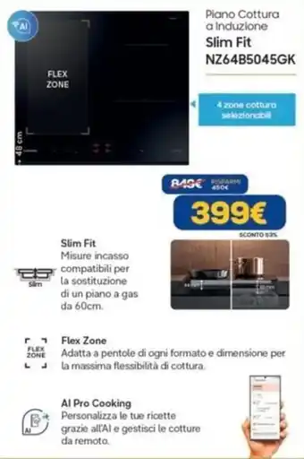 Piano Cottura a Induzione Slim Fit