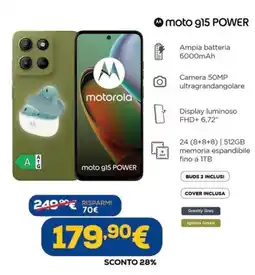 DIMOStore moto g15 POWER offerta