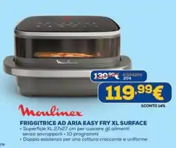 DIMOStore Moulinex Friggitrice ad aria Easy Fry XL Surface offerta