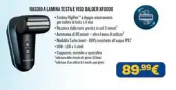 DIMOStore Rasoio a lamina testa e viso Balder XF8000 offerta