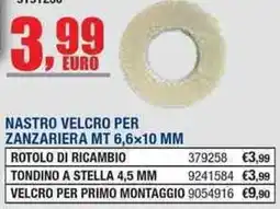Bricofer Nastro velcro per zanzariera offerta