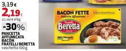 Extracoop Fratelli Beretta pancetta affumicata bacon offerta