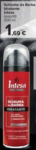 Carrefour Iper Intesa Schiuma da Barba Idratante offerta