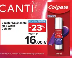 Carrefour Colgate Booster Sbiancante Max White offerta
