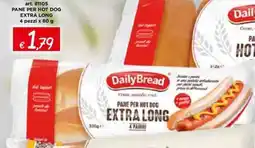 Zona Daily bread pane per hot dog extra long offerta