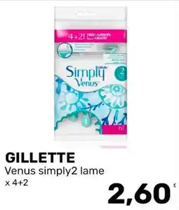 Iper Tosano Gillette Venus simply2 lame offerta