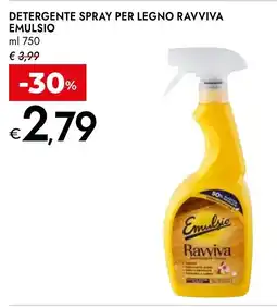 Bennet Emulsio Ravviva detergente legno offerta