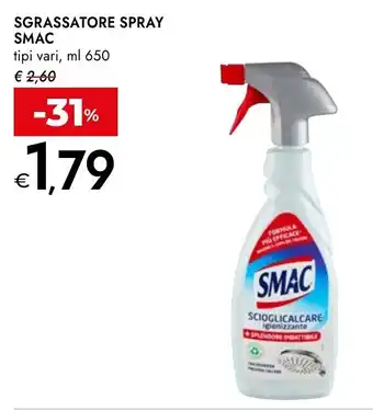 Sgrassatore spray Smac