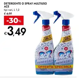 Bennet Detergente o spray multiuso Ace offerta