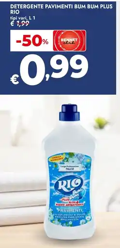 Bennet Detergente pavimenti Rio Bum Bum Plus offerta