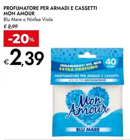 Bennet Profumatore per armadi e cassetti Mon Amour offerta