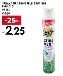 Bennet Emulsio naturale Stira Bene Pelli Sensibili offerta
