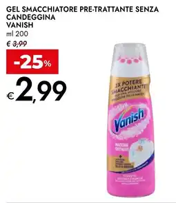 Bennet Gel smacchiatore pre-trattante senza candeggina Vanish offerta
