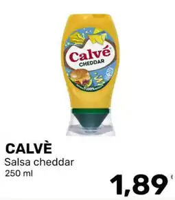 Iper Tosano Calvé Salsa cheddar offerta