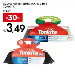 Bennet Scopa per interni maxi o 3 in 1 Tonkita offerta