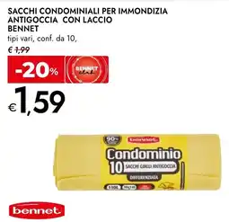 Bennet Sacchi condominiali bennet offerta