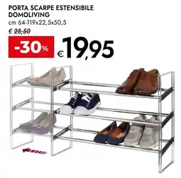 Bennet Porta scarpe estensibile Domoliving offerta