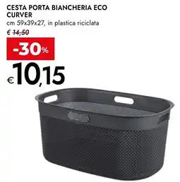 Bennet Cesta porta biancheria eco curver offerta