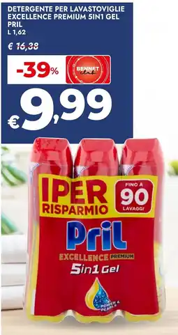 Bennet Pril Excellence Premium 5in1 Gel offerta