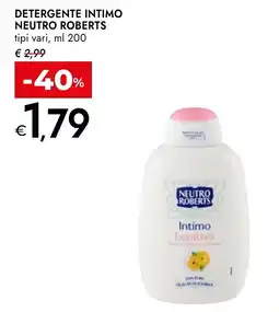 Bennet Detergente Intimo Neutro Roberts offerta