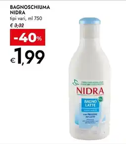 Bennet Bagno schiuma Nidra offerta