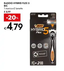 Bennet Rasoio Hybrid Flex 5 Bic offerta