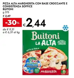 Bennet Pizza alta margherita Buitoni offerta