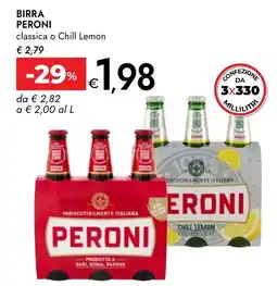 Bennet Birra Peroni Chill Lemon offerta