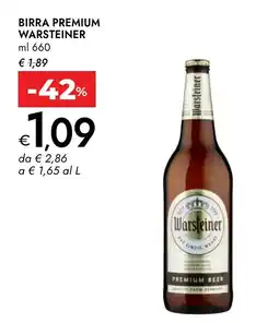 Bennet Birra premium Warsteiner offerta