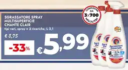 Bennet Sgrassatore spray multisuperficie Chante Clair offerta