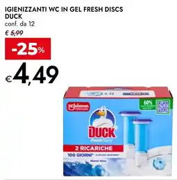 Bennet Igienizzanti wc in gel fresh discs duck offerta