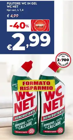 Bennet Pulitore wc in gel wc net offerta