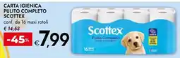 Bennet Carta igienica pulito completo scottex offerta