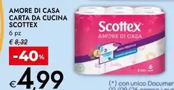 Bennet Carta da cucina Scottex Amore di Casa offerta
