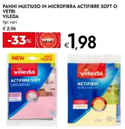 Bennet Panni multiuso in microfibra Vileda offerta