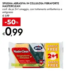 Bennet Spugna abrasiva in cellulosa fibraforte Masterclean offerta