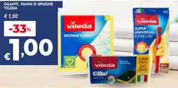 Bennet Vileda gilanti, panni or spugne offerta