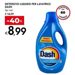 Bennet Detersivo liquido per lavatrice Dash offerta