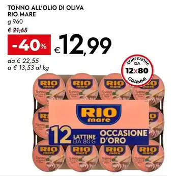 Tonno all'olio di oliva Rio Mare