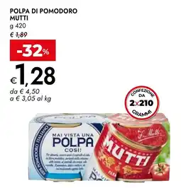 Bennet Polpa di pomodoro Mutti offerta