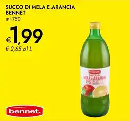 Bennet Succo di mela e arancia Bennet offerta