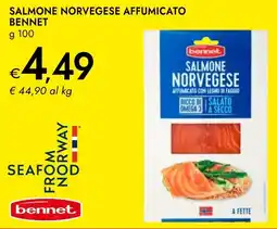 Bennet Salmone norvegese affumicato bennet offerta