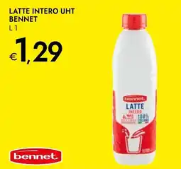 Bennet Latte intero UHT Bennet offerta