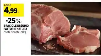 BRACIOLE DI SUINO FATTORIE NATURA