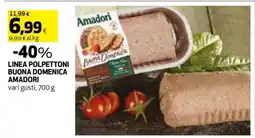 Coop LINEA POLPETTONI BUONA DOMENICA AMADORI offerta