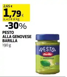 Coop PESTO ALLA GENOVESE BARILLA offerta