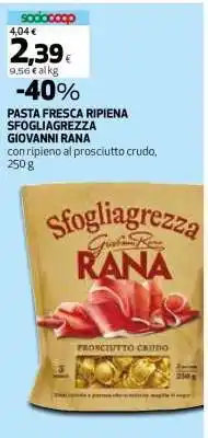 Coop PASTA FRESCA RIPIENA SFOGLIAGREZZA GIOVANNI RANA offerta
