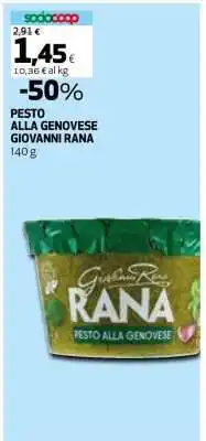 Coop PESTO ALLA GENOVESE GIOVANNI RANA offerta