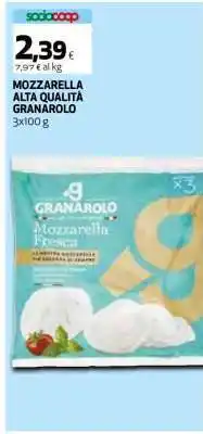 Coop Mozzarella Alta Qualità Granarolo offerta